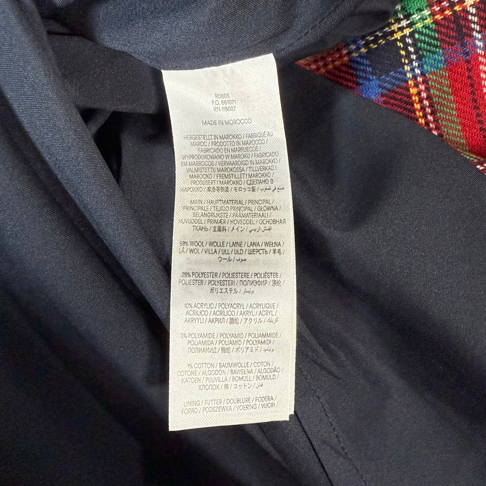 Boden Hayley Red Tartan Plaid Wool Blend A-Line Midi Skirt Womens US 6 Holiday - Picture 8 of 9